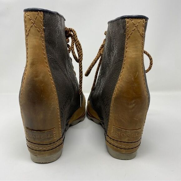 Sorel 1964 Premium Wedge Waterproof Lace up Ankle Boots Size 9 - Picture 5 of 10